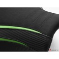 LUIMOTO (HyperSport) ERGO FIT Rider Seat Cover for the KAWASAKI H2 SX (18-21) LUIMOTO (HyperSport) ERGO FIT Rider Seat Cover for the KAWASAKI H2 SX (18-21)